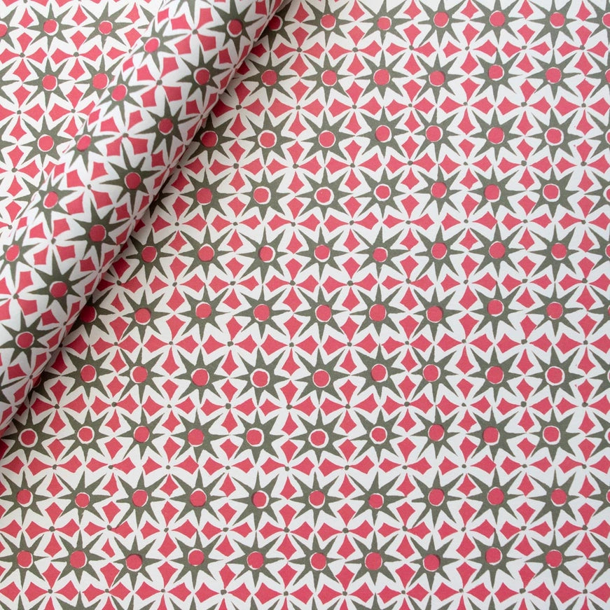 alhambra stars wrapping paper