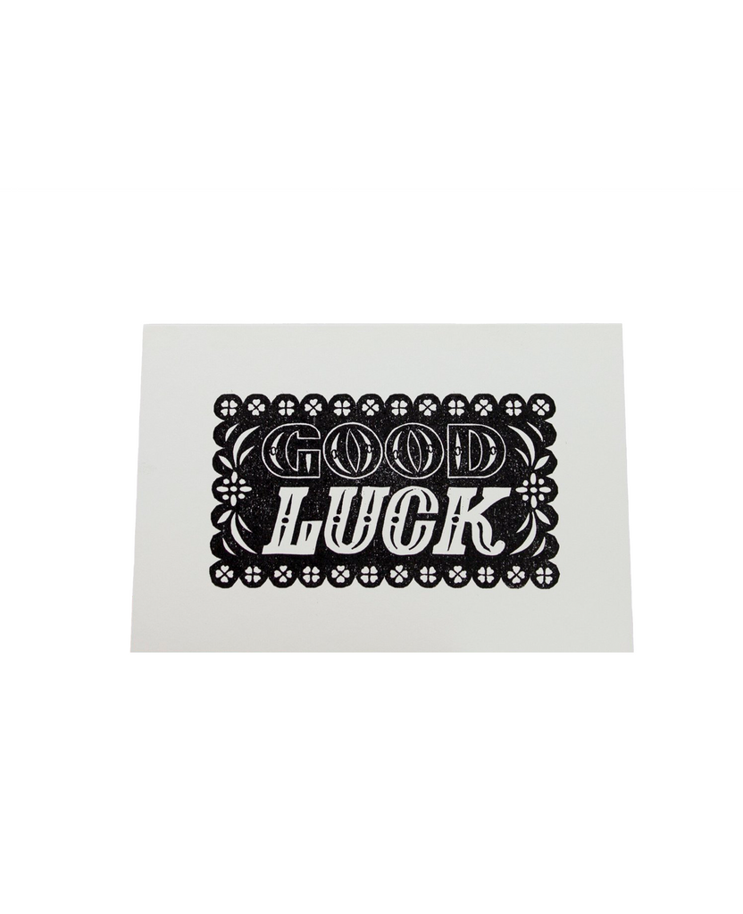 good luck