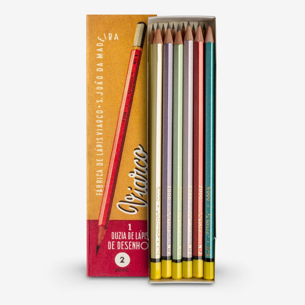 gold vintage pencil set