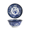 blue lucky cat bowls