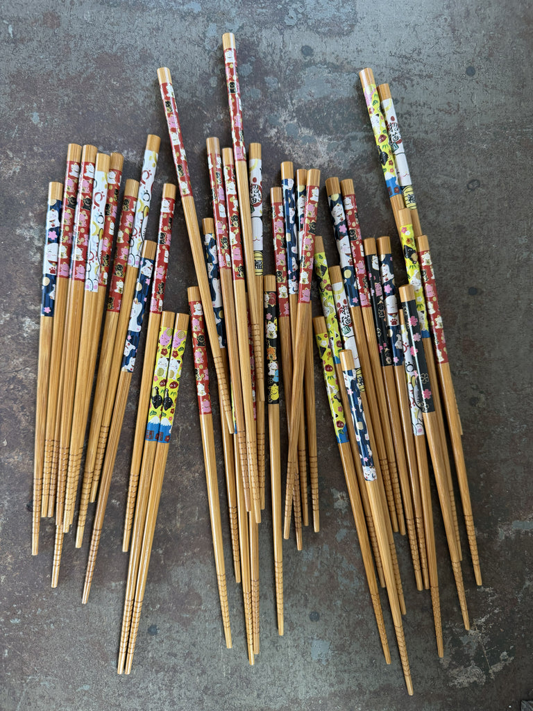 lucky cat kawaii chopsticks