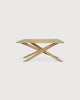 mila rectangular oak dining table