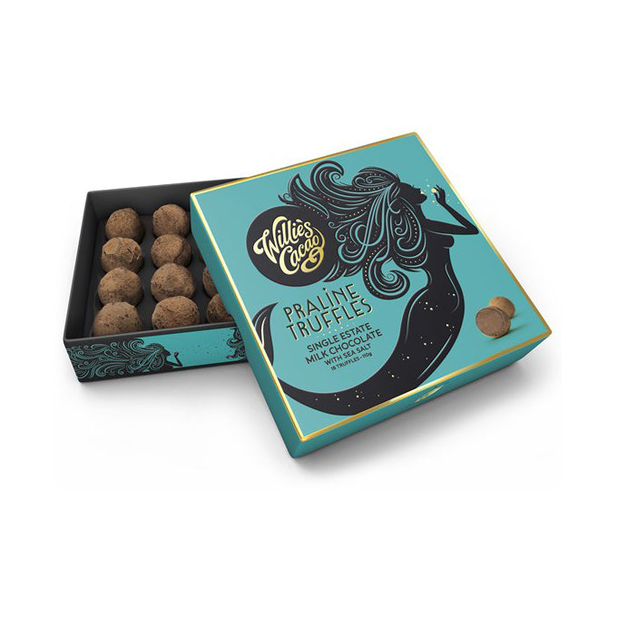 milk chocolate praline truffles