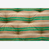 green striped mattress