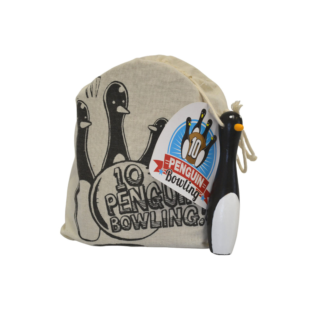 penguin bowling