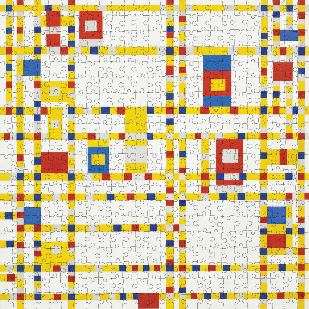 jigsaw puzzle - piet mondrian