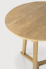 bella oak side table