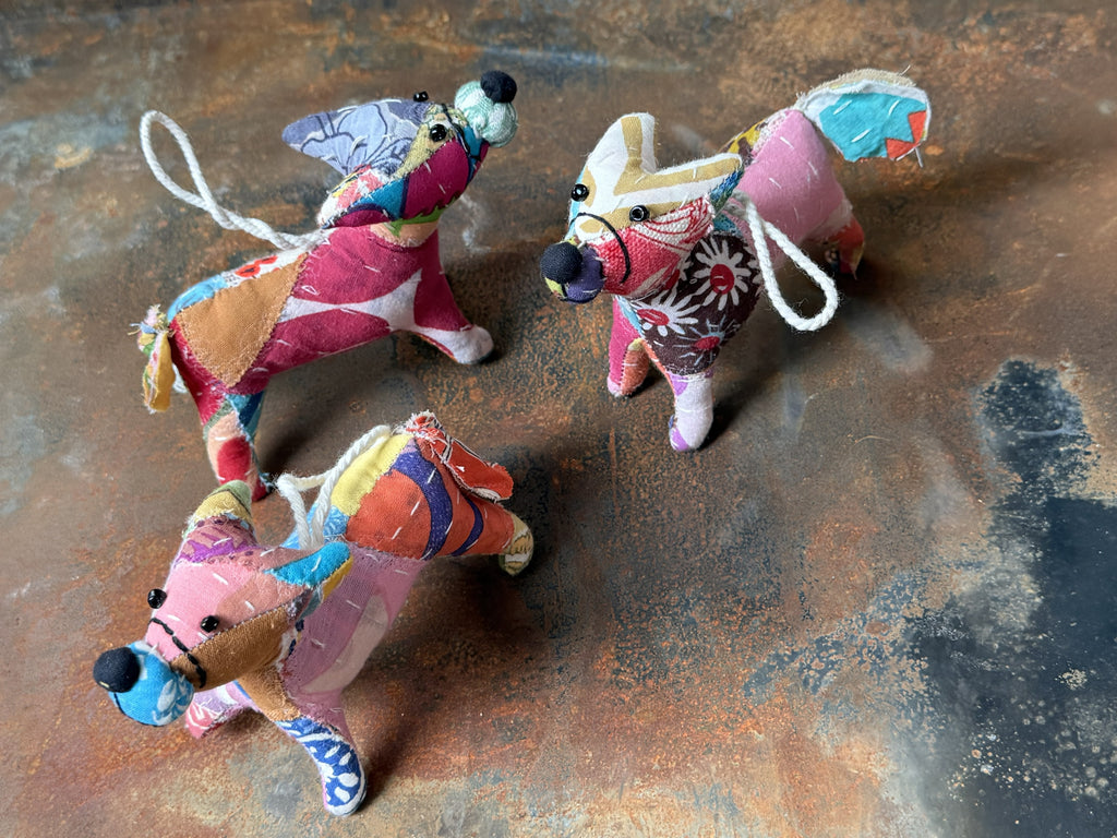 sari dog decoration