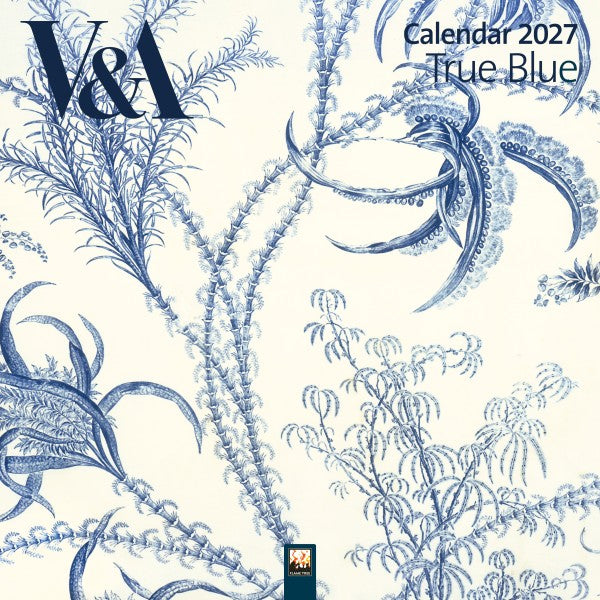 V & A true blue calendar 2027