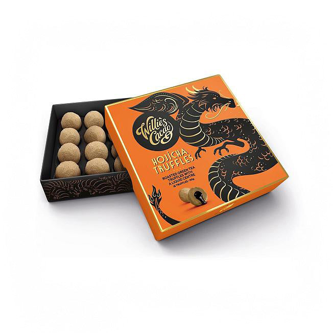 roasted green tea truffles