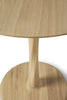 lottie oak pedestal table