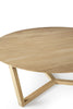 bella oak coffee table