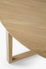 bella oak coffee table