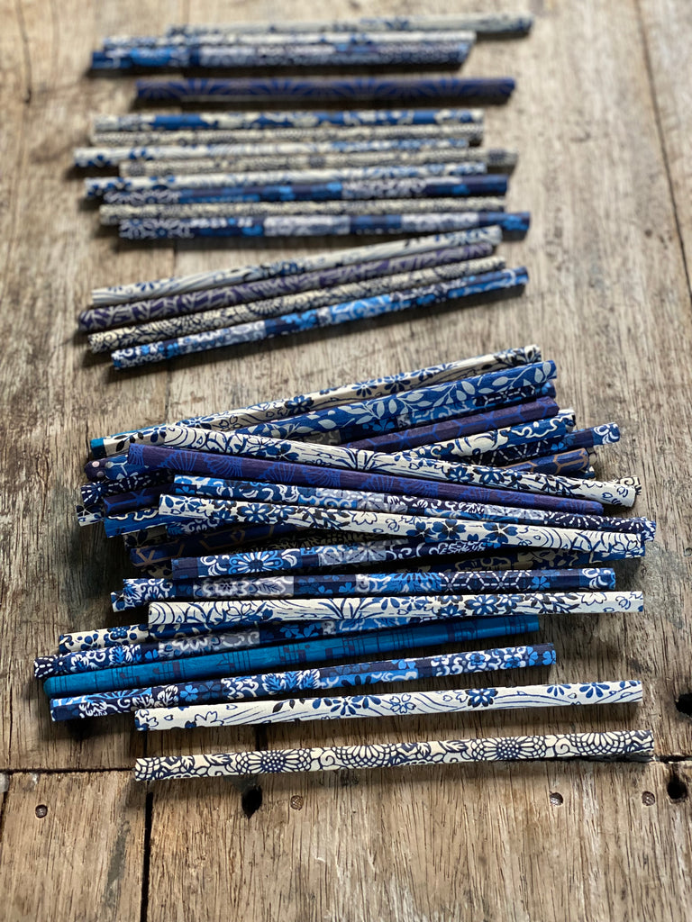 fairtrade paper wrapped pencils