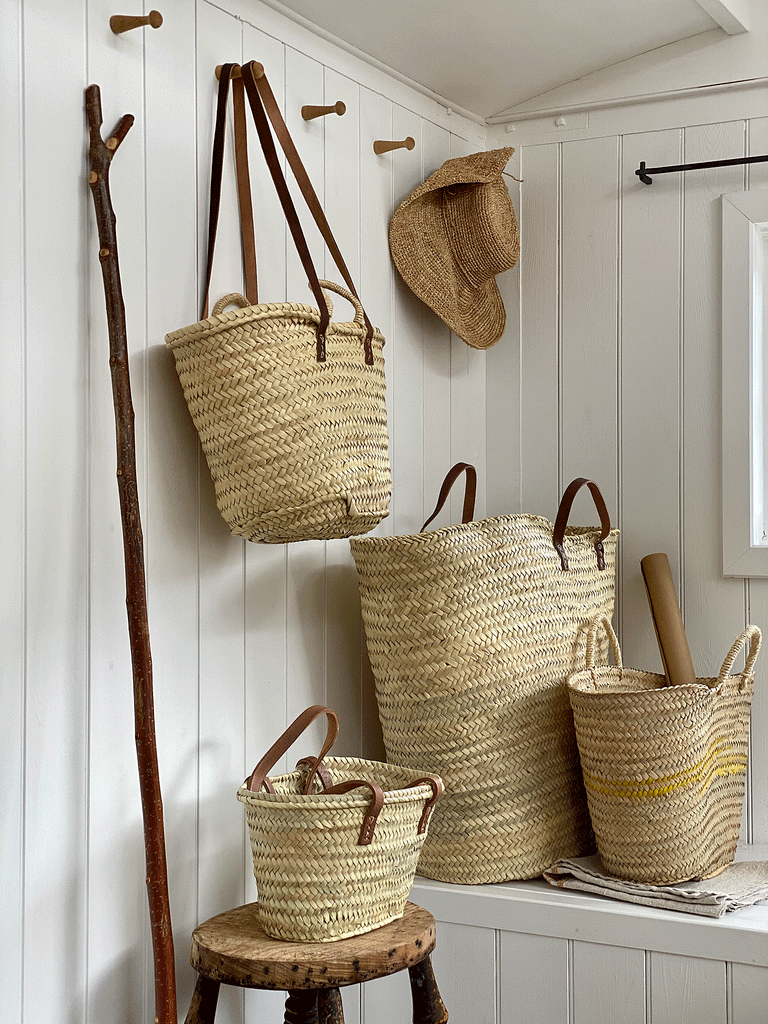 Soft wicker outlet baskets