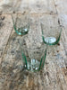 rippled recycled glass tumblers