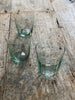 rippled recycled glass tumblers