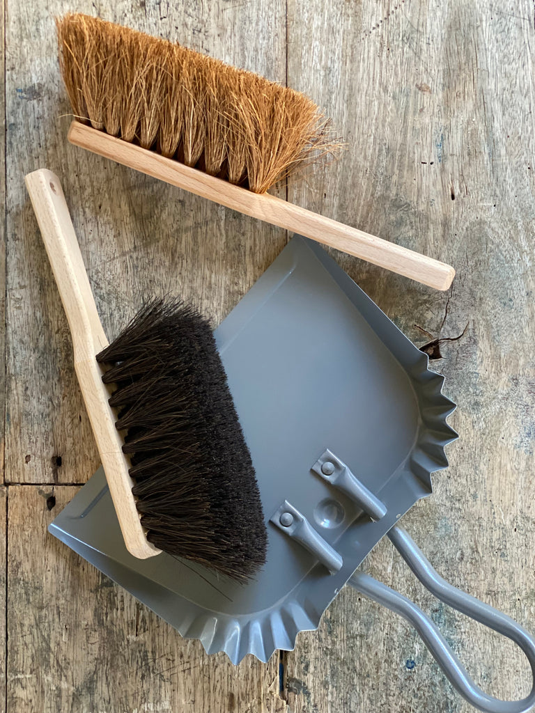dustpan and brush